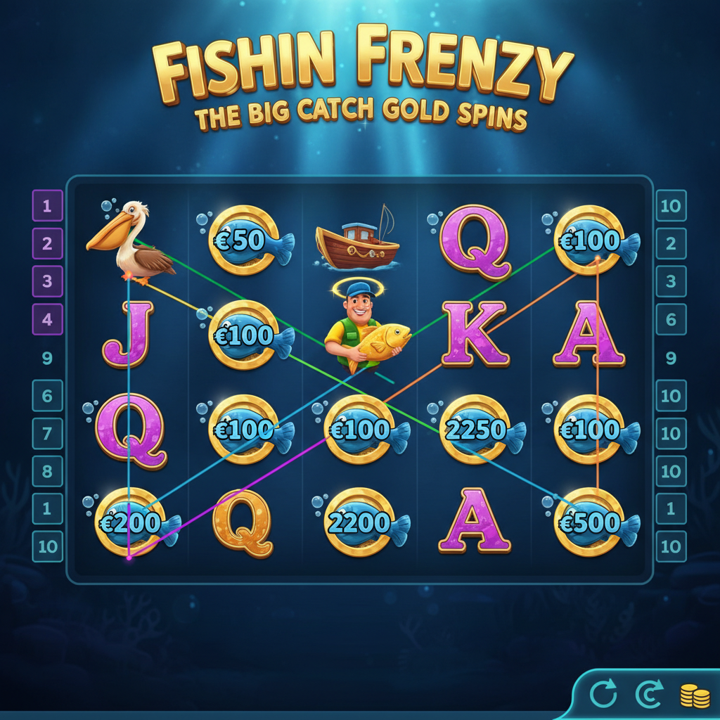 Fishin' Frenzy The Big Catch Gold Spins